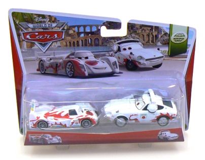 Mattel Cars 2 Autíčka 2ks - Shu Todoroki a Mach Matsuo