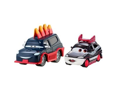 Mattel Cars 2 Autíčka 2ks - Yokoza a Chisaki