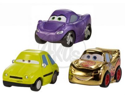 Cars Micro Drifters 3ks Mattel W7160 - W7161 Holley, Gold McQueen, Acer