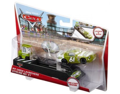 CARS Vystřelovač s autíčkem Mattel Y7886 - Vitoline no.61