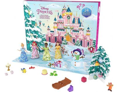 Mattel Disney Princess Adventný kalendár s malými bábikami 2023