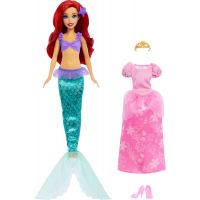 Mattel Disney Princess malá morská víla Ariel s princeznovskými šatami 29 cm