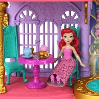Mattel Disney Princess Malá bábika Ariel a kráľovský zámok 2