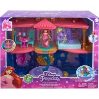 Mattel Disney Princess Malá bábika Ariel a kráľovský zámok 6