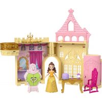 Mattel Disney Princess Malá bábika Bella a magické prekvapenie herný set
