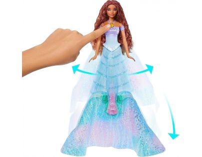 Mattel Disney Princess bábika Malá morská víla s kúzelnou premenou