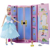 Mattel Disney Princess Bábika s kráľovskými šatami a doplnkami Popoluška JCR96 2