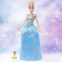 Mattel Disney Princess Bábika s kráľovskými šatami a doplnkami Popoluška JCR96 6