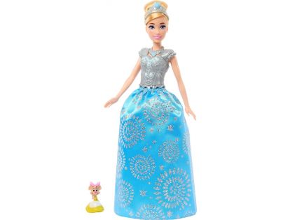 Mattel Disney Princess Bábika s kráľovskými šatami a doplnkami Popelka