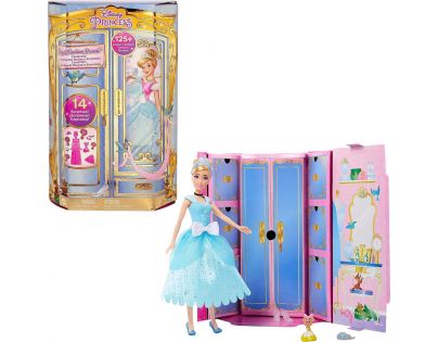Mattel Disney Princess Bábika s kráľovskými šatami a doplnkami Popelka