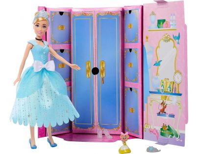 Mattel Disney Princess Bábika s kráľovskými šatami a doplnkami Popelka