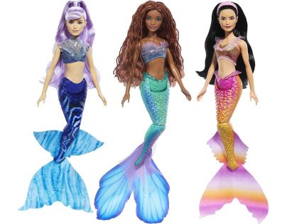 Mattel Disney Princess sada 3 ks bábik Malá morská víla a sestričky