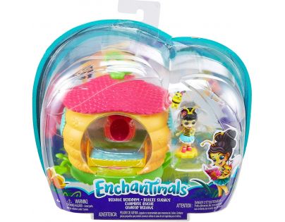 Mattel Enchantimals brouček s domečkem Beehive Bedroom FXM99 - Poškozený obal