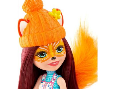 Mattel Enchantimals herní set na saních s liškou