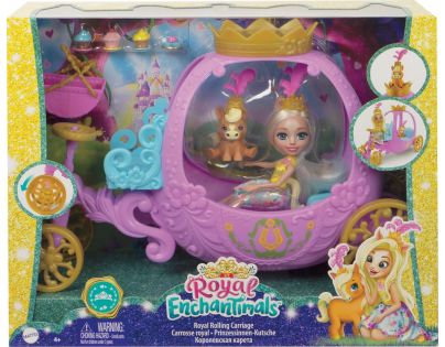 Mattel Enchantimals kráľovský kočiar