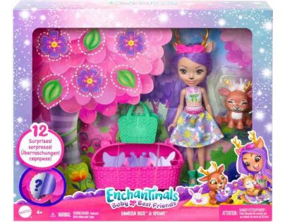 Mattel Enchantimals Bábika a bábätká Danessa Jelínková 15 cm - Poškodený obal