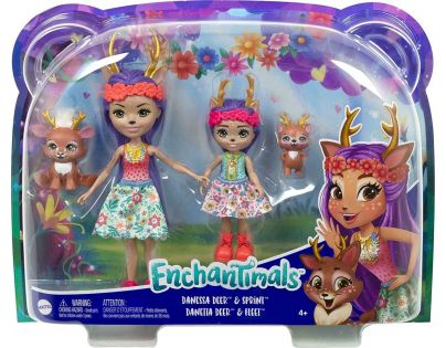 Mattel Enchantimals Bábika a setrička Danessa Deer a Sprint