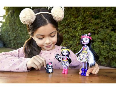 Mattel Enchantimals Bábika a setrička Sage Skunk a Caper