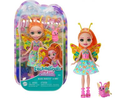 Mattel Enchantimals bábika a zvieratko Belisse Motýliková a Dart 15 cm