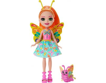 Mattel Enchantimals bábika a zvieratko Belisse Motýliková a Dart 15 cm