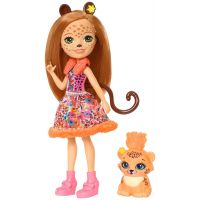 Mattel Enchantimals bábika a zvieratko Cherish Cheetah a Quick-Quick 2