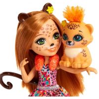 Mattel Enchantimals bábika a zvieratko Cherish Cheetah a Quick-Quick 3