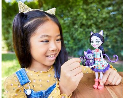 Mattel Enchantimals bábika a zvieratko ciest Cat a Climber