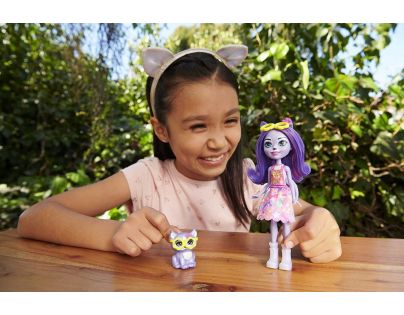 Mattel Enchantimals Bábika a zvieratko Hadley Husky a Sledder