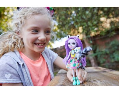 Mattel Enchantimals bábika a zvieratko Larissa Lemur a Ringlet