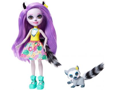 Mattel Enchantimals bábika a zvieratko Larissa Lemur a Ringlet