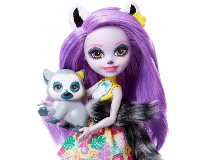 Mattel Enchantimals bábika a zvieratko Larissa Lemur a Ringlet
