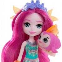 Mattel Enchantimals panenka a zvířátko Maura Mermaid a Glide 2