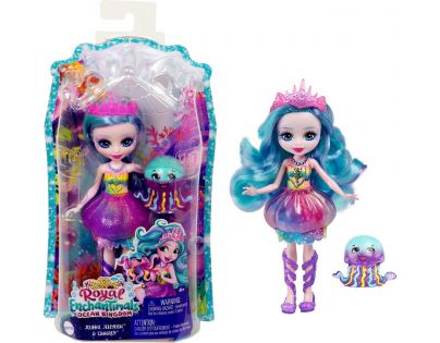 Mattel Enchantimals Bábika a zvieratko Royal Ocean Kingdom medúza