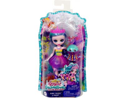 Mattel Enchantimals Bábika a zvieratko Royal Ocean Kingdom medúza