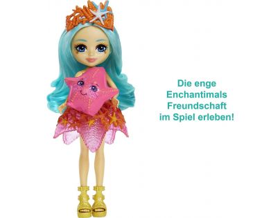Mattel Enchantimals Bábika a zvieratko Royal Ocean Kingdom Staria Starfish a Beamy