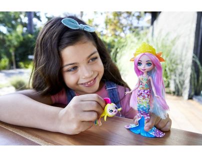 Mattel Enchantimals Bábika a zvieratko Royal Ocean Kingdom zlatá rybka