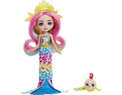 Mattel Enchantimals Bábika a zvieratko Royal Ocean Kingdom zlatá rybka