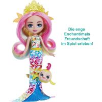 Mattel Enchantimals Bábika a zvieratko Royal Ocean Kingdom zlatá rybka 2
