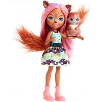 Mattel Enchantimals bábika Sancha Squirrel s veveričkou Stumper 2
