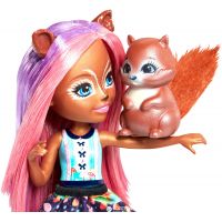 Mattel Enchantimals bábika Sancha Squirrel s veveričkou Stumper 3