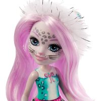 Mattel Enchantimals panenka a zvířátko Sybil Snow Leopard a Flake 3
