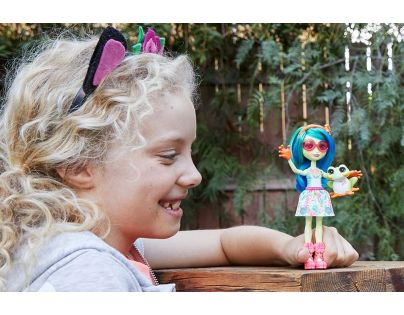 Mattel Enchantimals bábika a zvieratko Tamika Tree Frog a Burst