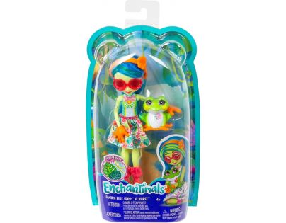 Mattel Enchantimals bábika a zvieratko Tamika Tree Frog a Burst