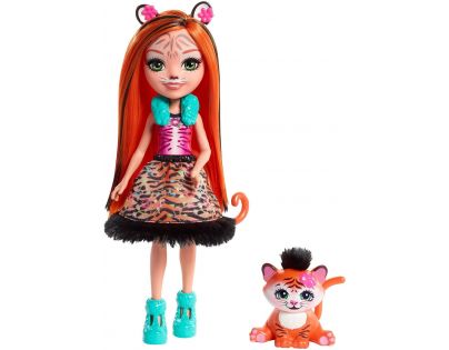 Mattel Enchantimals bábika a zvieratko Tanzie Tiger a Tuft