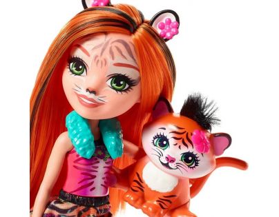 Mattel Enchantimals bábika a zvieratko Tanzie Tiger a Tuft