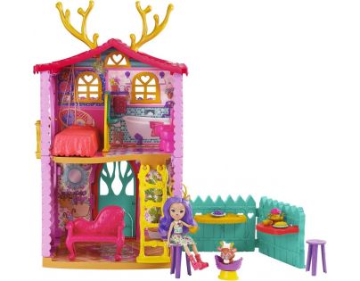 Mattel Enchantimals bábika Danessa Jelínková s domčekom herné set