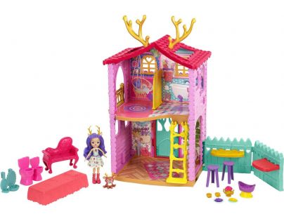 Mattel Enchantimals bábika Danessa Jelínková s domčekom herné set