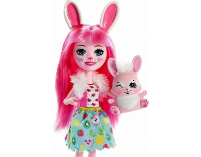 Mattel Enchantimals bábika sa zvieratkom Bree Bunny a Twist