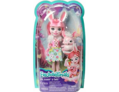 Mattel Enchantimals bábika sa zvieratkom Bree Bunny a Twist