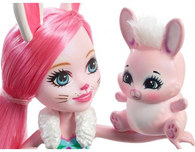 Mattel Enchantimals bábika Bree Bunny so zajačikom